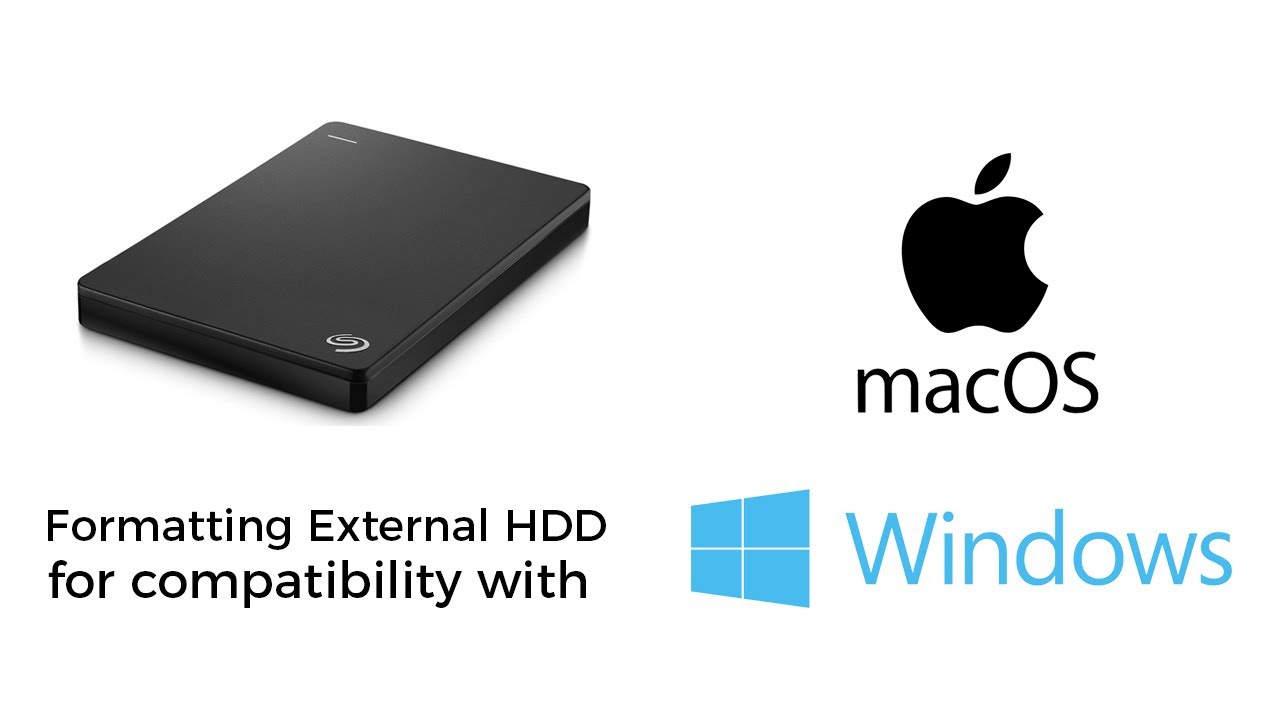 difference between and external hard drive for a windows vs mac